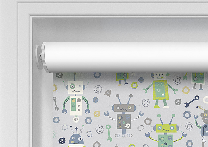 Robots, Gearbox Greens - Twist&Fit Roller Blind - Image 10
